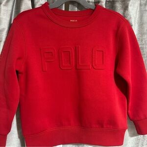 Kids Polo Ralph Lauren Red Sweatshirt - size 4t